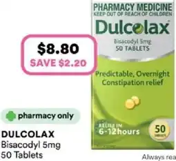Priceline Dulcolax Bisacodyl offer
