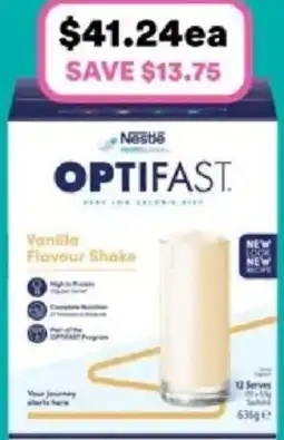 Priceline Nestle Vanilla Flavour Shake offer