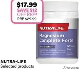 Priceline Nutra-life magnesium complete forte offer