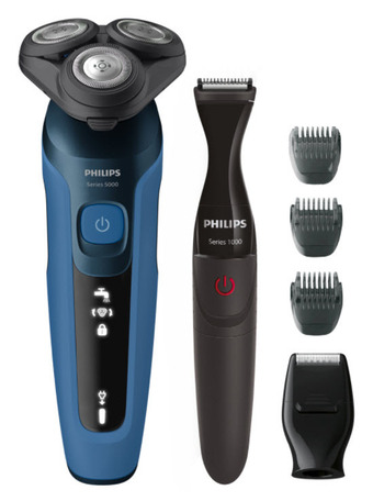 Shaver Shop Philips series 5000 wet & dry electric shaver with multigroomer offer