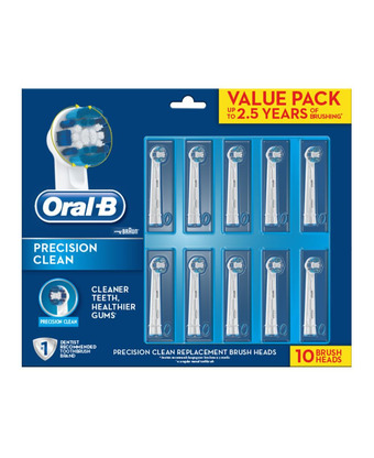 Shaver Shop Oral-b precision clean brush head refill 10 pack offer