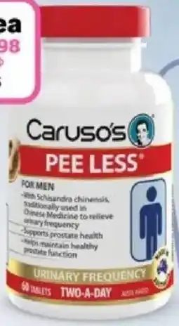 Priceline Caruso's Pee less offer