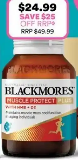 Priceline Blackmores muscle protect plus offer