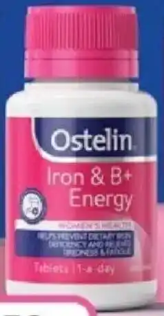 Priceline Ostelin Iron & B+ Energy offer