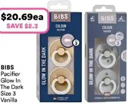 Priceline BIBS Pacifier Glow In The Dark offer