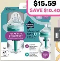 Priceline Tommee tippee advanced anti Colic offer
