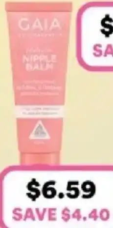 Priceline Gaia nipple balm offer
