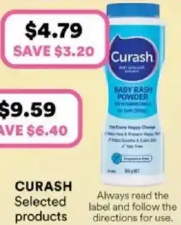 Priceline Curash Baby rash powder offer