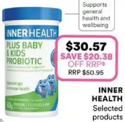 Priceline Inner health plus baby &kids probiotic offer