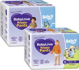 Coles BabyLove Bulk Nappy Pants 22 Pack-28 Pack offer