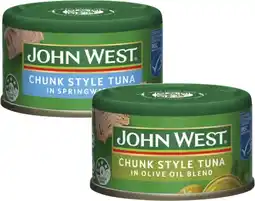 Coles John West Tuna 95g offer