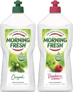 Coles Morning Fresh Dishwashing Liquid 900mL offer