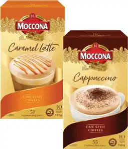 Coles Moccona Café Classics Coffee Sachets 10 Pack offer