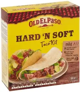 Coles Old El Paso Hard 'N Soft Taco Kit 350g offer