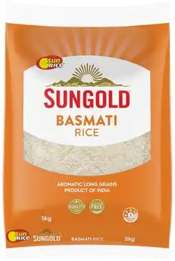 Coles Sungold Basmati Rice 5kg offer