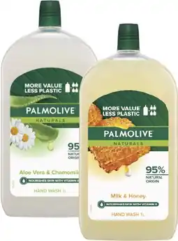 Coles Palmolive Liquid Hand Wash Refill 1 Litre offer