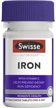 Coles Swisse Ultiboost Iron Tablets 30 Pack offer
