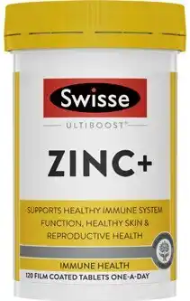 Coles Swisse Ultiboost Zinc+ Tablets 120 Pack offer