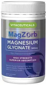 Coles Vitaceuticals MagZorb Magnesium Glycinate Capsules 100 Pack offer