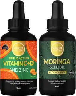 Coles Coco Earth Liquid 55mL-110mL offer