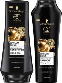 Coles Schwarzkopf Extra Care Shampoo or Conditioner 400mL offer