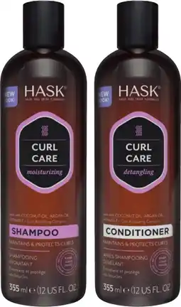 Coles Hask Shampoo or Conditioner 355mL offer