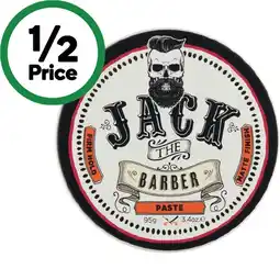 Woolworths Jack The Barber Mens Hair Styler Paste 95g offer