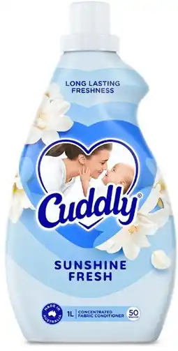 Coles Cuddly Concentrate Fabric Conditioner 1 Litre offer