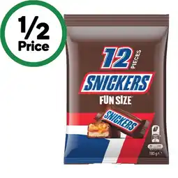 Woolworths Snickers Share Pack offer