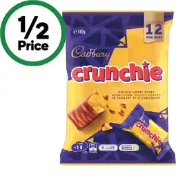 Woolworths Cadbury Crunchie Share Pack 180g Pk 12 offer