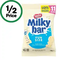 Woolworths Nestlé Milky Bar Share Pack offer