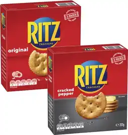 Coles Ritz Crackers 227g offer