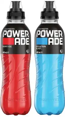Coles Powerade Sports Drink 600mL offer