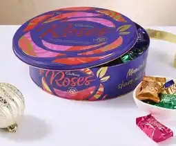 Coles Cadbury Roses Tin 485g offer