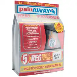 Woolworths Pain Away Heat Patches Pk 5 offer