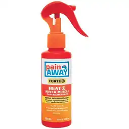 Woolworths Pain Away Forte+ Heat Joint & Muscle Relief Spray 100ml offer