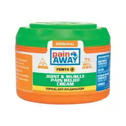 Woolworths Pain Away Forte+ Joint & Muscle Pain Relief Cream 70g offer