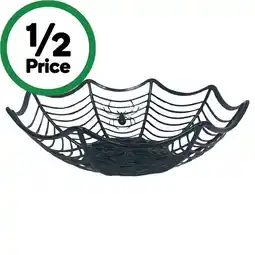Woolworths Halloween Spiderweb Bowl – Assorted offer
