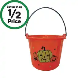 Woolworths Halloween Pails – Assorted offer