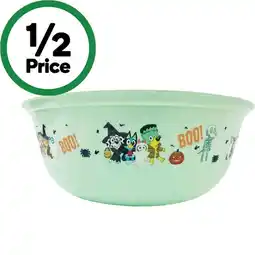Woolworths Halloween Licensed Treat Bowl Bluey offer