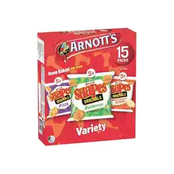 Woolworths Arnott’s Shapes Multipack Variety offer
