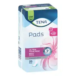 Woolworths TENA Incontinence Pads Ultra Thin Mini Pk 20 offer
