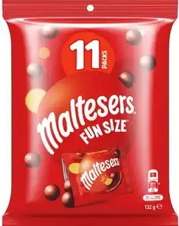 Coles Mars Maltesers Fun Size 132g offer