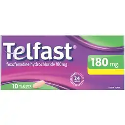 Woolworths Telfast 180mg Tablets Pk 10 offer