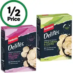 Woolworths Fantastic Delites Oven Baked Snacks offer