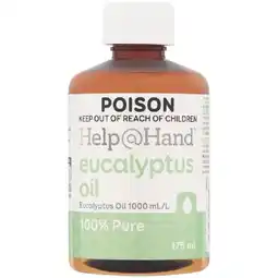 Woolworths Help@Hand Eucalyptus Oil 175ml offer
