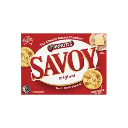 Woolworths Arnott’s Savoy Original Crackers Biscuits offer