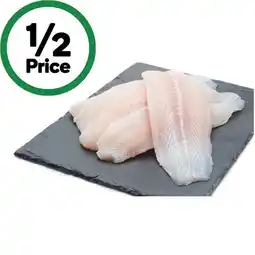 Woolworths Thawed Freshwater Basa Fillets offer
