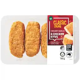 Woolworths Woolworths Boneless Kyiv Varieties with RSPCA Approved Chicken offer