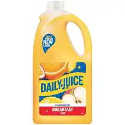 Woolworths Daily Juice Co Breakfast Fruit Juice offer